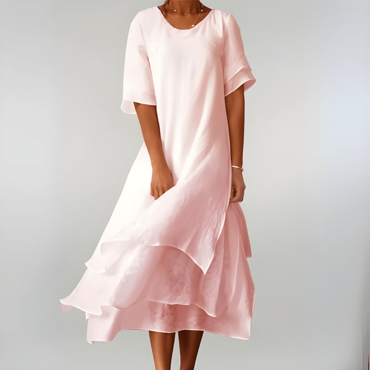 Agnès | Lightweight and Elegant Cotton Maxi Dress - WeWoman