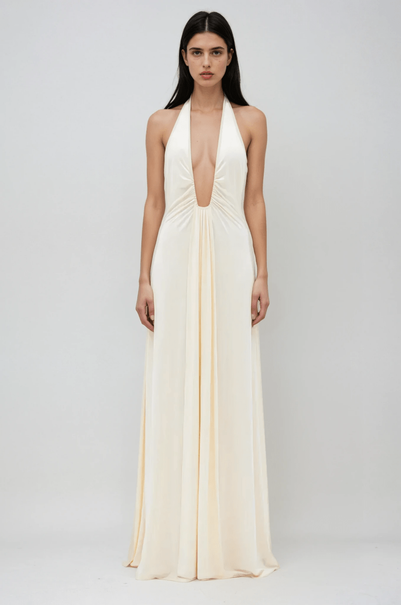 ALTHEA – Cupro Maxi Dress - WeWoman