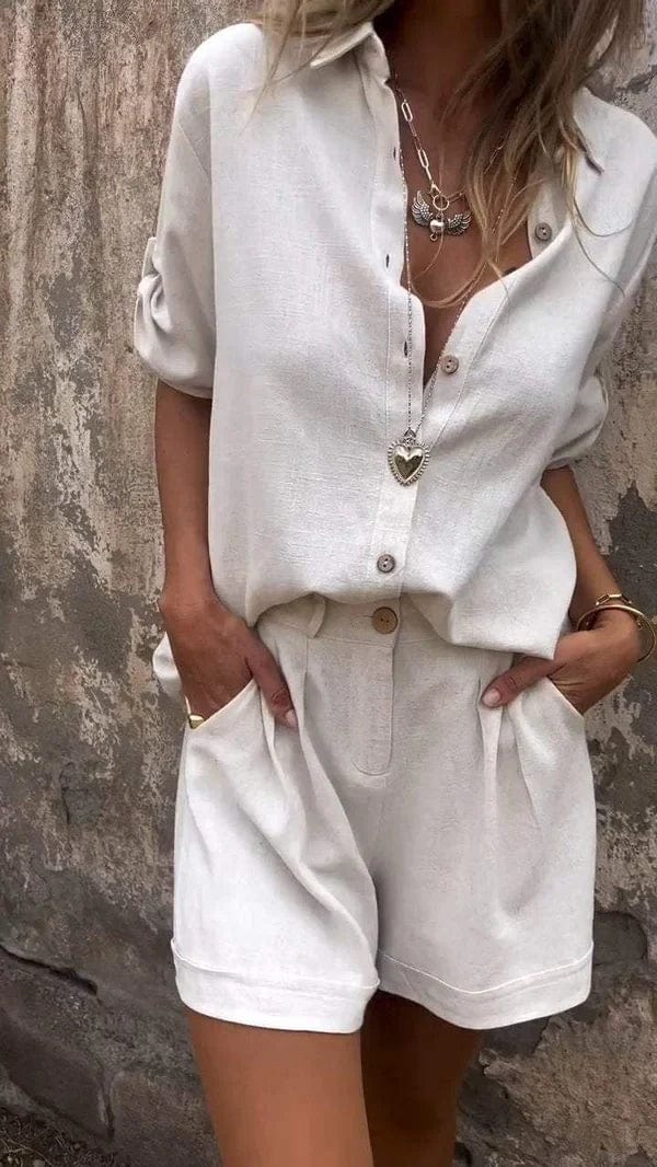 Ciara | Breezy Linen Set - WeWoman