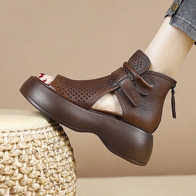 SoftStep Leather Comfort Shoes - WeWoman